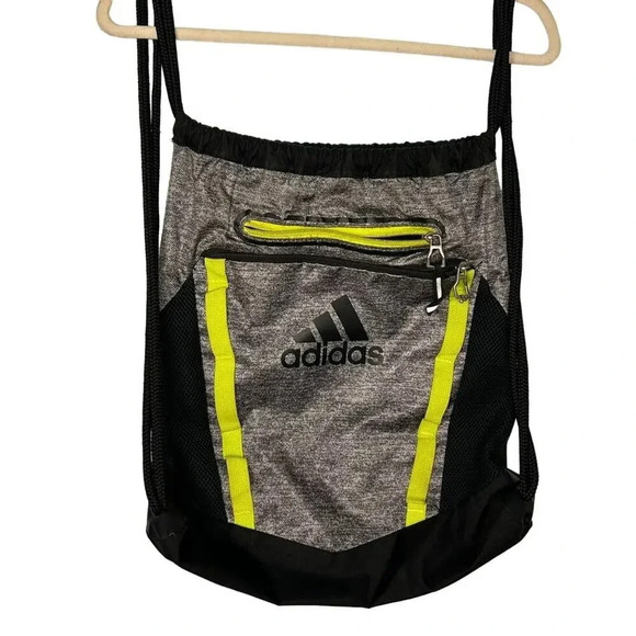 Adidas Sackpack Drawstring Bag Sporty Backpack - Picture 1 of 5